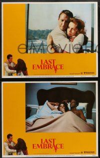 8k188 LAST EMBRACE 8 LCs '79 Roy Scheider & Janet Margolin, directed by Jonathan Demme!