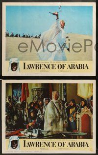 8k498 LAWRENCE OF ARABIA 7 LCs '63 David Lean, Peter O'Toole, Quinn, Alec Guinness, Rains!