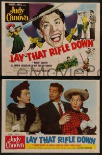 8k193 LAY THAT RIFLE DOWN 8 LCs '55 great images of wacky Judy Canova!