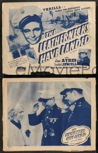 8k688 LEATHERNECKS HAVE LANDED 4 LCs R50 Lew Ayres, Isabel Jewell, U.S. Marine Corps action!