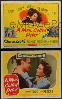 8k205 MAN CALLED PETER 8 LCs '55 Richard Todd & Jean Peters make your heart sing with joy!