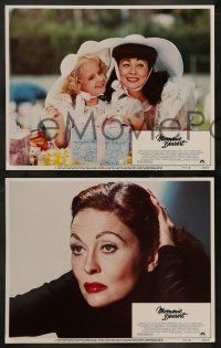 8k222 MOMMIE DEAREST 8 LCs '81 images of Faye Dunaway as legendary actress Joan Crawford!