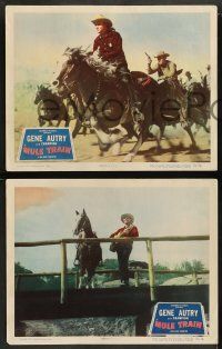 8k553 MULE TRAIN 6 LCs '50 Gene Autry's great song-hit adventure w/Champion, great cowboy images!