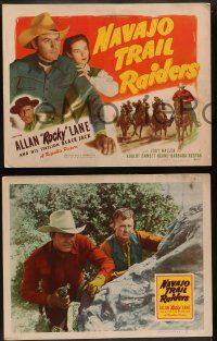 8k239 NAVAJO TRAIL RAIDERS 8 LCs '49 cowboy Allan Rocky Lane & his stallion Black Jack!