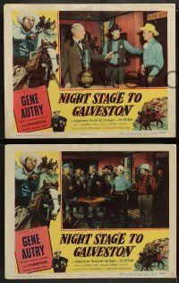 8k501 NIGHT STAGE TO GALVESTON 7 LCs '52 Gene Autry & Champion, Thurston Hall!