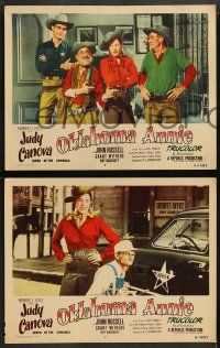 8k696 OKLAHOMA ANNIE 4 LCs '51 great images of Judy Canova, Queen of the Cowgirls!