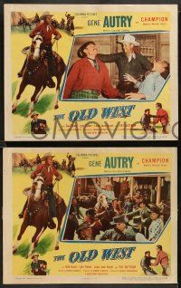 8k615 OLD WEST 5 LCs '52 Gene Autry rides Champion, busts broncs & knocks out bullies!