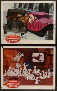 8k787 ONE HUNDRED & ONE DALMATIANS 3 LCs '61 most classic Walt Disney canine family cartoon!