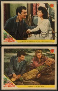 8k556 PIERRE OF THE PLAINS 6 LCs '42 John Carroll, sexy Ruth Hussey, Bruce Cabot!