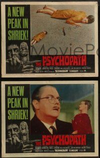 8k272 PSYCHOPATH 8 LCs '66 Robert Bloch, Patrick Wymark, Margaret Johnston, creepy horror!