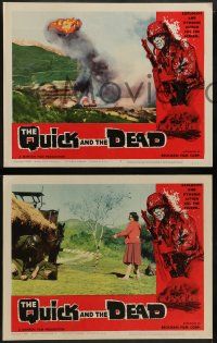 8k557 QUICK & THE DEAD 6 LCs '63 Victor French, cool action images!