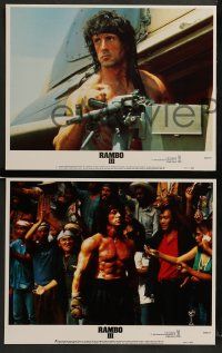 8k282 RAMBO III 8 LCs '88 Sylvester Stallone returns as John Rambo, Richard Crenna