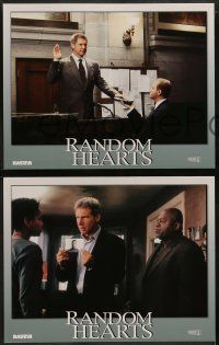 8k284 RANDOM HEARTS 8 LCs '99 Sydney Pollack, Harrison Ford, pretty Kristin Scott Thomas!
