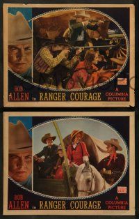 8k799 RANGER COURAGE 3 LCs '36 cowboy Bob Allen, battling Renegades, Native American Indians!