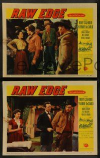 8k800 RAW EDGE 3 LCs '56 cowboy Rory Calhoun & sexy Yvonne De Carlo in a savage land!