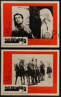 8k292 REWARD 8 LCs '65 cowboy images of Max Von Sydow, Yvette Mimieux, Efrem Zimbalist!