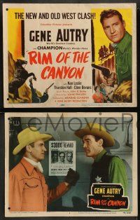 8k294 RIM OF THE CANYON 8 LCs '49 image of Gene Autry, Champion the wonder horse!