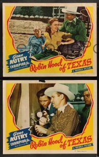 8k625 ROBIN HOOD OF TEXAS 5 LCs '47 Gene Autry, Wonder Horse Champion Jr., Lynne Roberts!