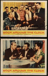8k706 ROCK AROUND THE CLOCK 4 LCs '56 Bill Haley & His Comets, first great rock 'n' roll feature!