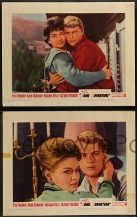8k300 ROME ADVENTURE 8 LCs '62 Suzanne Pleshette, Troy Donahue & Angie Dickinson in Italy!