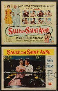 8k305 SALLY & SAINT ANNE 8 LCs '52 Ann Blyth, Edmund Gwenn, Frances Bavier!