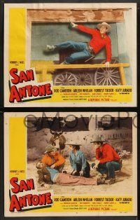 8k628 SAN ANTONE 5 LCs '53 cowboy Rod Cameron & pretty High Noon girl Katy Jurado in Texas!