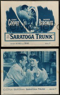 8k306 SARATOGA TRUNK 8 LCs R54 Gary Cooper & Ingrid Bergman, from the novel by Edna Ferber!