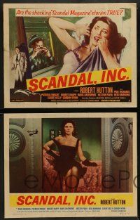 8k315 SCANDAL INC. 8 LCs '56 Robert Hutton, are the shocking Scandal Magazine stories true!