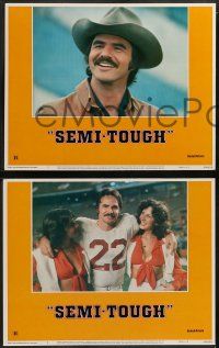 8k321 SEMI-TOUGH 8 LCs '77 football players Burt Reynolds & Kris Kristofferson w/Jill Clayburgh!