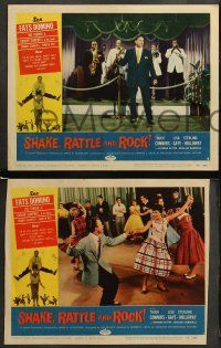8k504 SHAKE, RATTLE & ROCK 7 LCs '56 Fats Domino & band, Rock 'n' Roll vs the Squares!