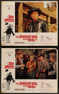8k565 SHAKIEST GUN IN THE WEST 6 LCs '68 wacky western, cowboy Don Knotts, pretty Barbara Rhoades!