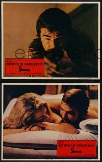8k328 SHAMUS 8 LCs '73 cool action images of private detective Burt Reynolds, Dyan Cannon!