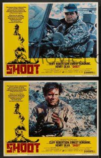 8k333 SHOOT 8 LCs '76 Cliff Robertson, Ernest Borgnine & Henry Silva, the war is never over!