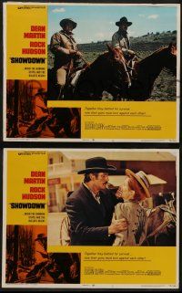 8k509 SHOWDOWN 7 LCs '73 Rock Hudson, Dean Martin, Susan Clark, western!