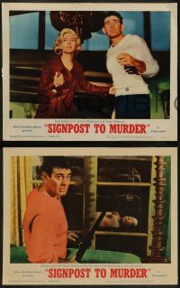 8k340 SIGNPOST TO MURDER 8 LCs '65 Joanne Woodward, Stuart Whitman, are we all potential killers?