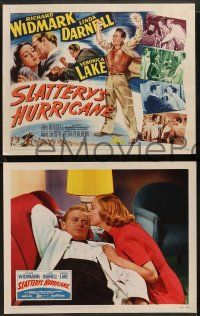 8k350 SLATTERY'S HURRICANE 8 LCs '49 sexy Veronica Lake, Linda Darnell & Richard Widmark!