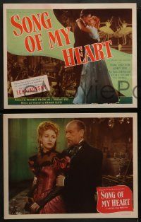 8k363 SONG OF MY HEART 8 LCs '48 Frank Sundstrom in romantic bio of Russian composer Tchaikovsky!
