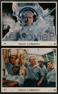 8k371 SPACE COWBOYS 8 LCs '00 astronauts Clint Eastwood, Tommy Lee Jones, Sutherland, Garner