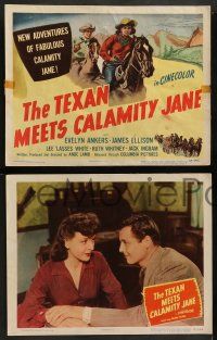 8k416 TEXAN MEETS CALAMITY JANE 8 LCs '50 cowgirl Evelyn Ankers in title role, James Ellison!