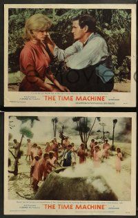 8k819 TIME MACHINE 3 LCs '61 H.G. Wells, Rod Taylor, Yvette Mimieux, cool science fiction images!