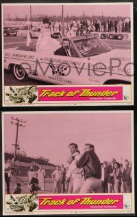 8k434 TRACK OF THUNDER 8 LCs '67 Tom Kirk, cool images of early NASCAR stock car racing!