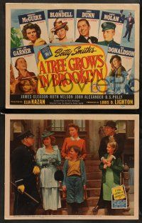 8k435 TREE GROWS IN BROOKLYN 8 LCs '45 Dorothy McGuire, Peggy Ann Garner, Nolan & cast!