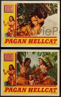 8k724 PAGAN HELLCAT 4 LCs '61 sexy Tumata Teuiau, wild Tahitian Pagan Hellcat!