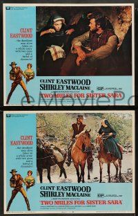 8k726 TWO MULES FOR SISTER SARA 4 LCs '70 gunslinger Clint Eastwood & nun Shirley MacLaine!