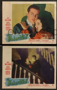 8k450 UNINVITED 8 LCs '44 Ray Milland, Ruth Hussey, introducing Gail Russell, fantasy!