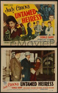8k453 UNTAMED HEIRESS 8 LCs '54 wacky hillbilly Judy Canova, Red Barry, George Cleveland!