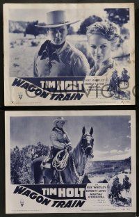 8k458 WAGON TRAIN 8 LCs R53 cowboy Tim Holt western with sexiest Martha O'Driscoll!