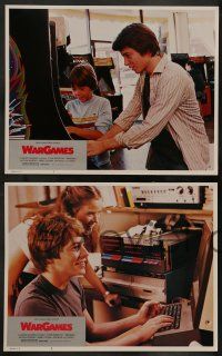 8k461 WARGAMES 8 LCs '83 teen Matthew Broderick plays video games to start World War III!