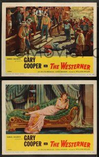 8k581 WESTERNER 6 LCs R54 Gary Cooper, Walter Brennan, the colorful west at its best!