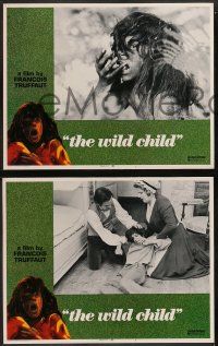 8k471 WILD CHILD 8 LCs '70 Francois Truffaut's classic L'Enfant Sauvage, Jean-Pierre Cargol!